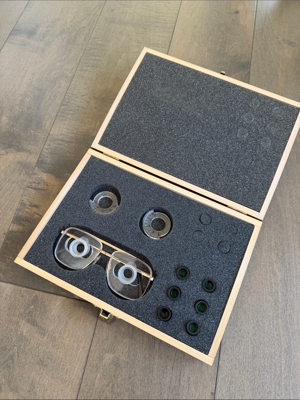 Vintage Camflex Loupes Dental Medical Jeweler Made in Italy Case Lenses Glasses